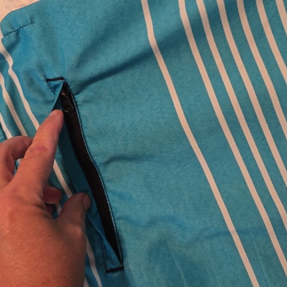 Mens Hurley Blue and White Board Shorts Quick-Drying Swimwear 36in Waist - Picture 4 of 6